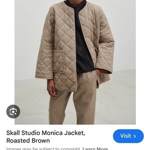 Skall Studio Monica Jacket roasted brown quilted jacket